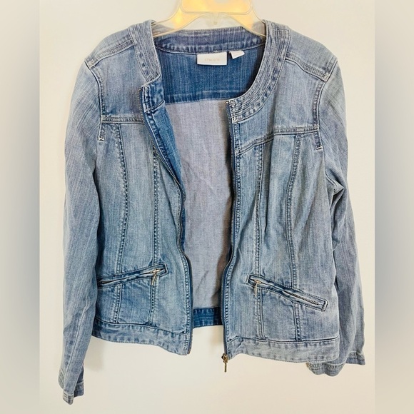 Chico's Jackets & Blazers - Chicos Jean jacket Size 1